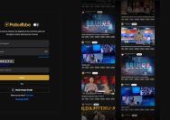 Tampilan antarmuka platform PoliceTube yang menampilkan halaman login. (Tangkap layar halaman website PoliceTube)