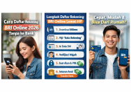 Cara daftar rekening BRI