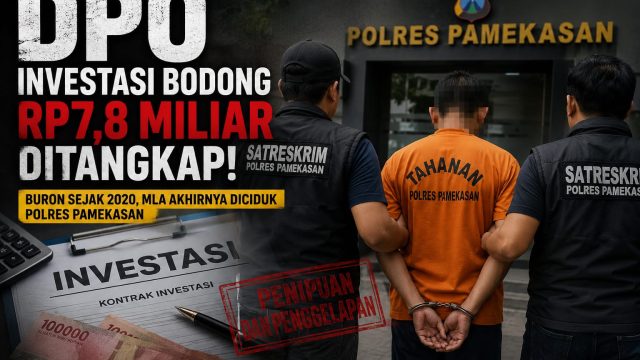 Buron Sejak 2020, Tersangka Penipuan Investasi Rp7,8 Miliar Berhasil Diciduk Polres Pamekasan