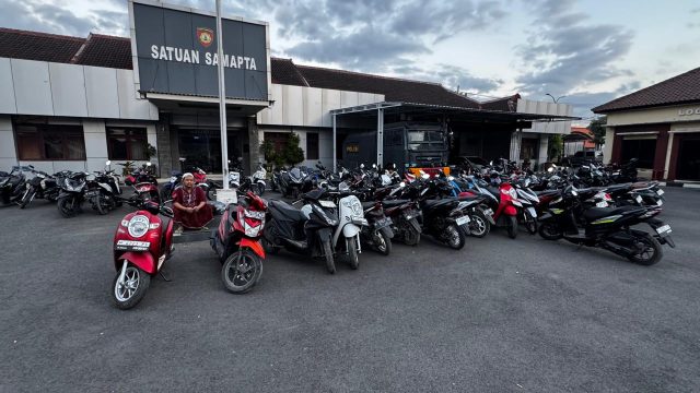 Balap Liar Tengah Malam di Pamekasan Dibubarkan, 62 Motor Diangkut Polisi